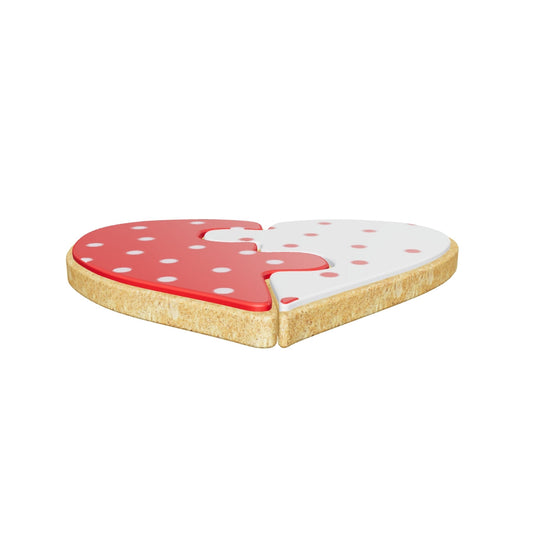 Biscotti cuore puzzle