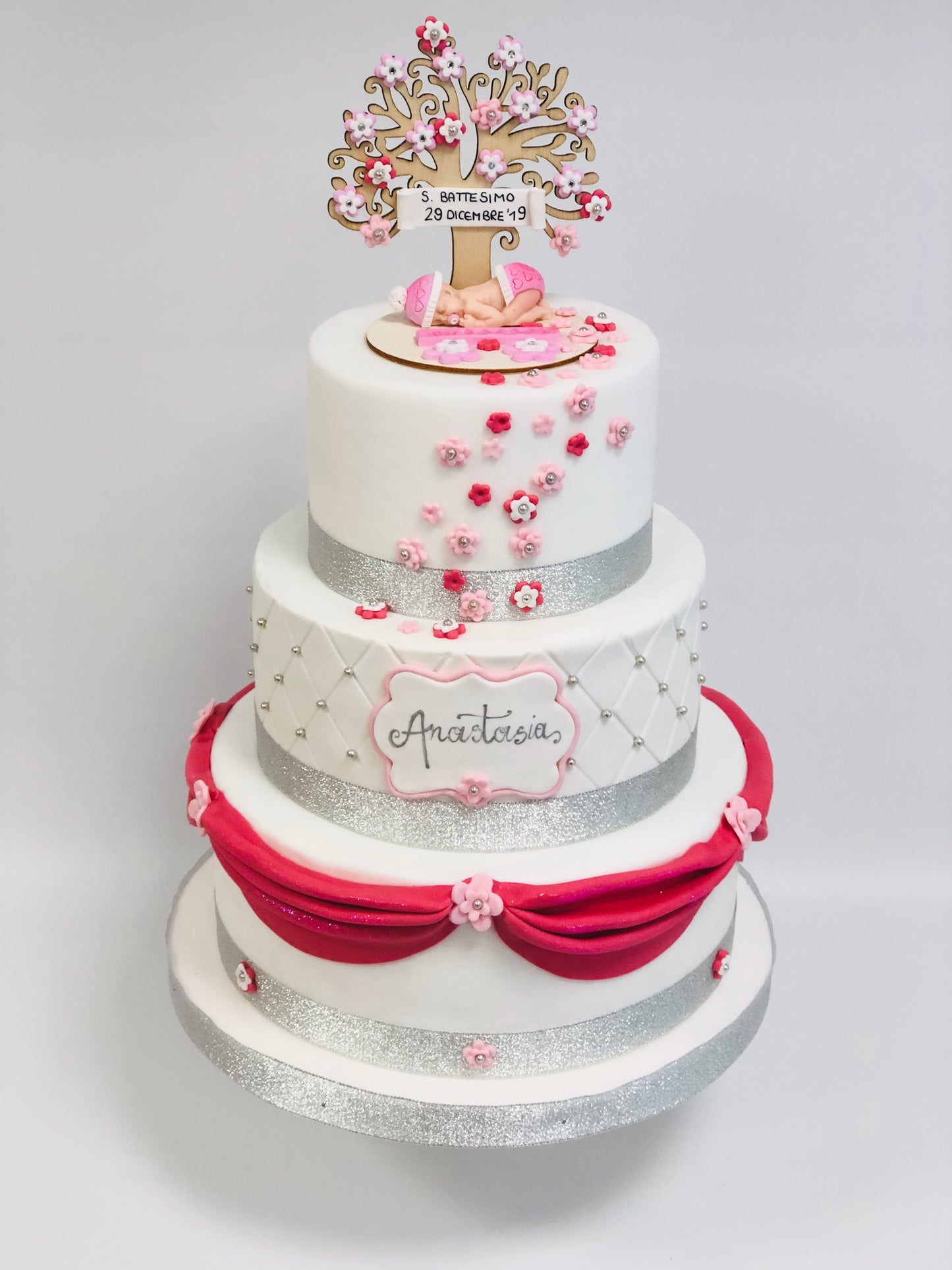 Torta battesimo principesco